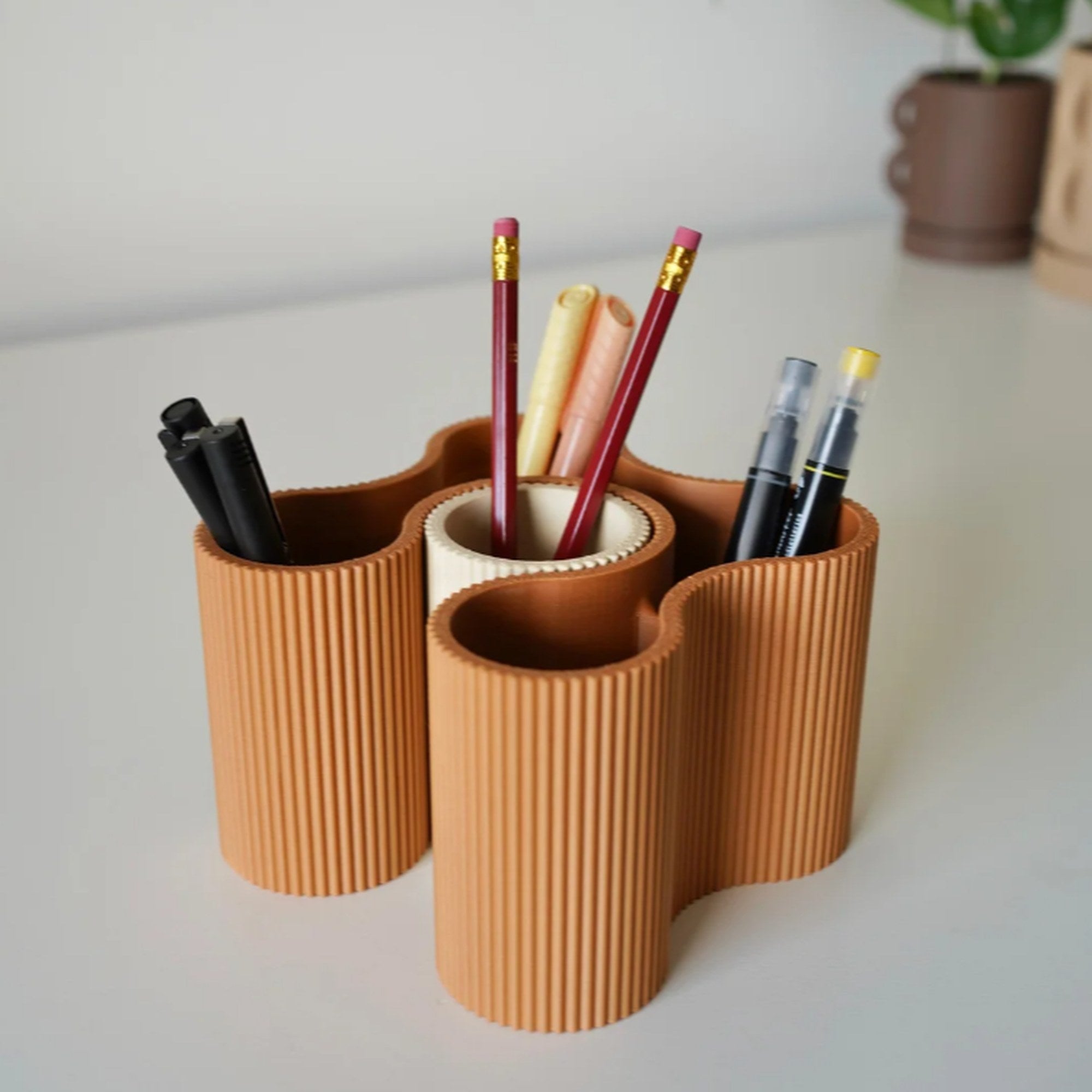 Flusso - Porta Canetas Funcional