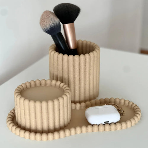 Bella Duo - Conjunto Porta Pincel Bandeja