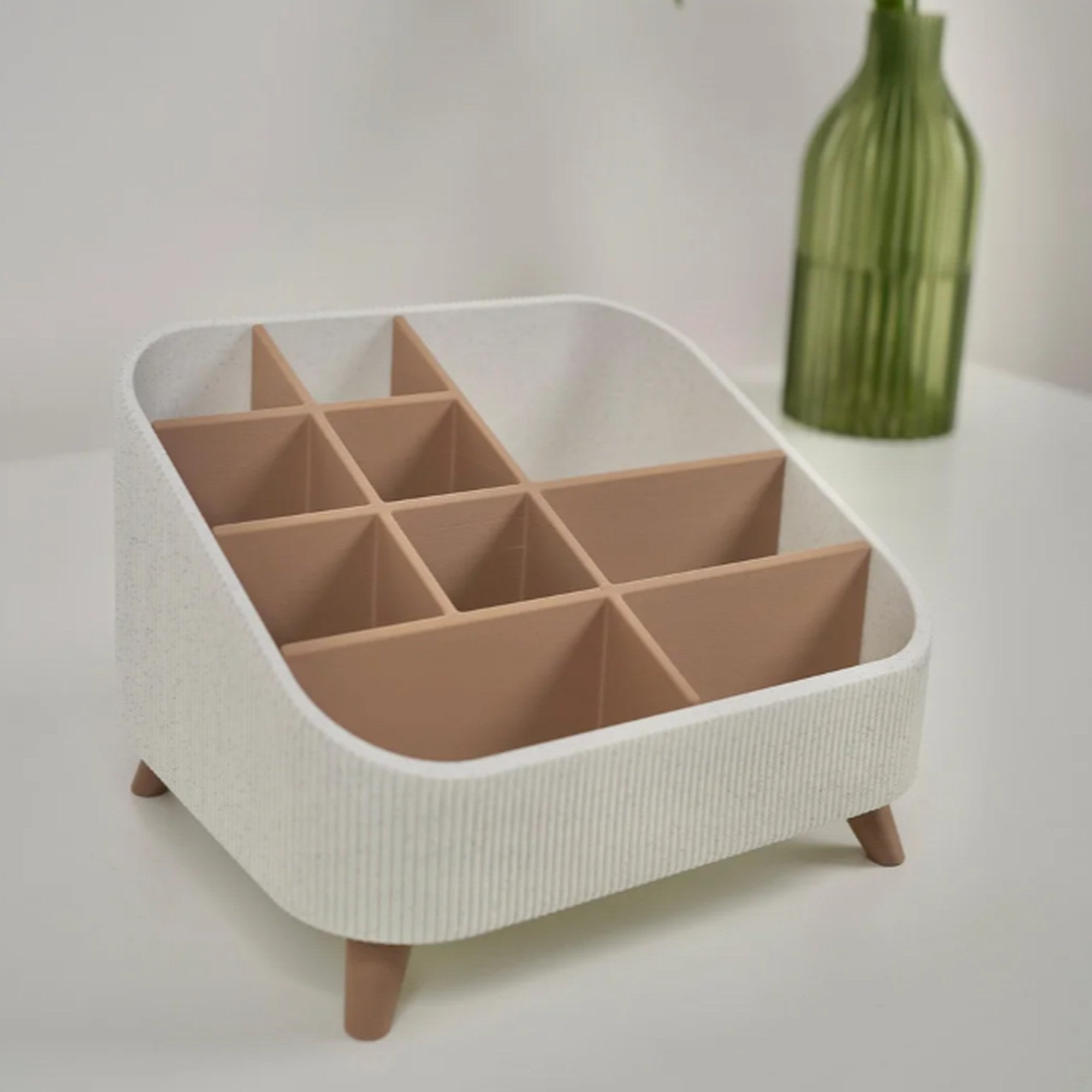 Piedi Vanity - Porta Pinceis Maquiagem 10 Divisórias