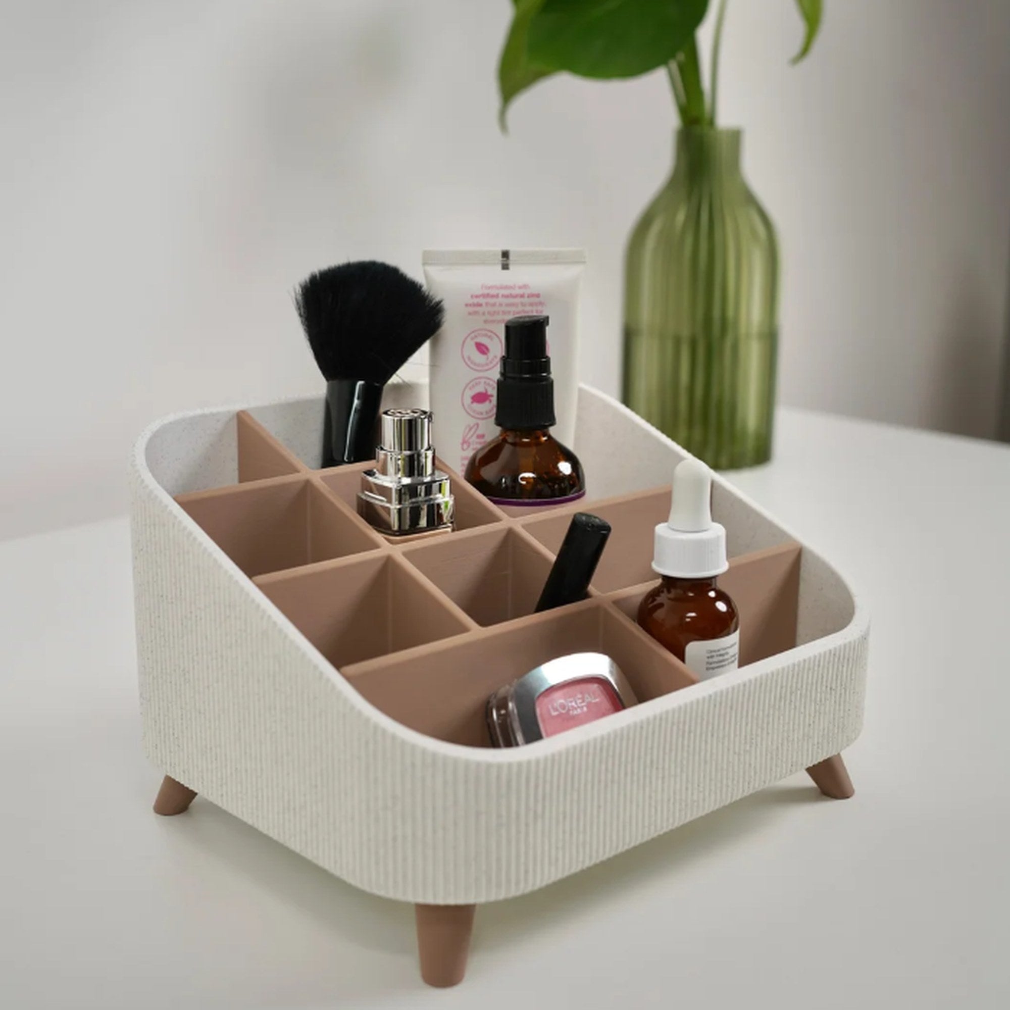 Piedi Vanity - Porta Pinceis Maquiagem 10 Divisórias