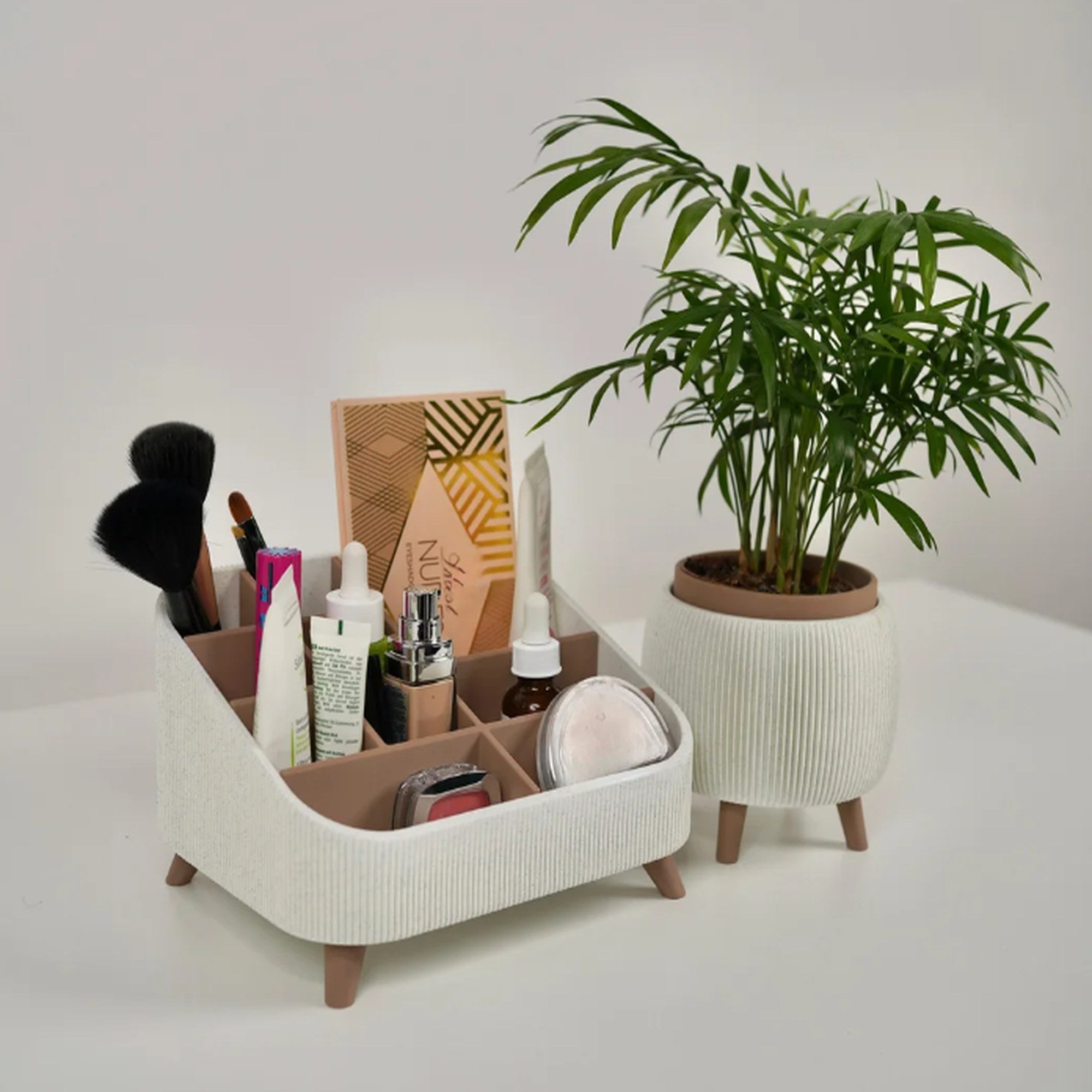 Piedi Vanity - Porta Pinceis Maquiagem 10 Divisórias